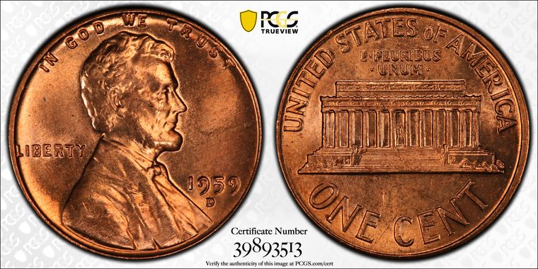 Cert 39893513 - Coin Image