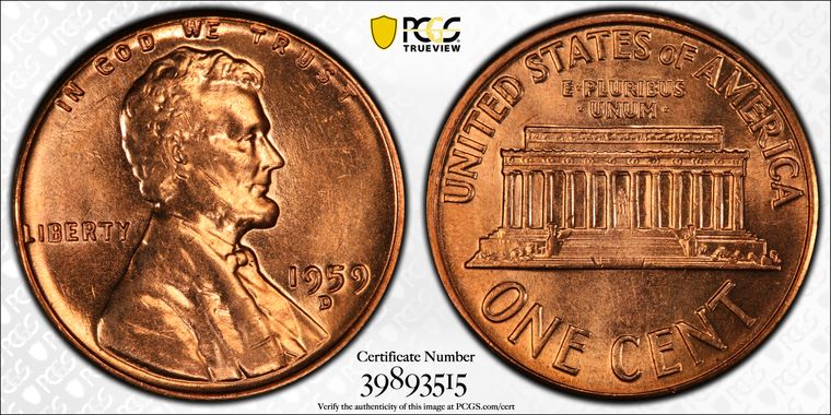 Cert 39893515 - Coin Image