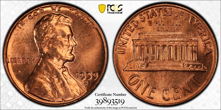 Cert 39893519 - Coin Image