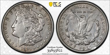 1921-S $1 AU50