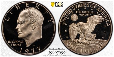 1977-S $1 PR69DCAM