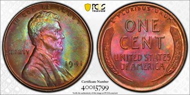 1941 1C MS66RB