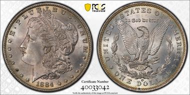1884-O $1 MS67