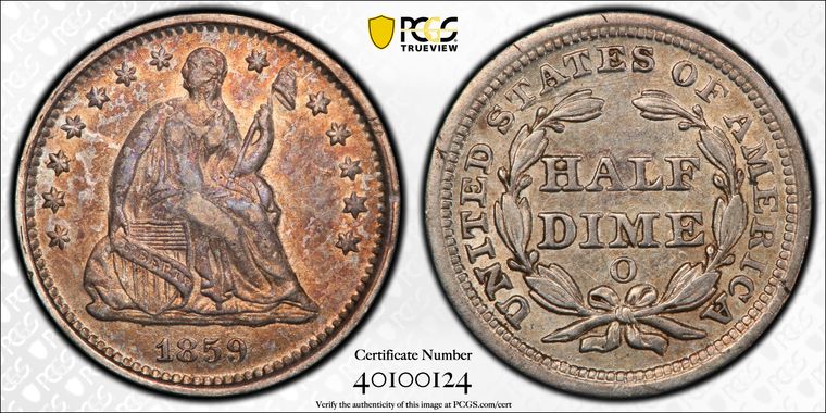 Cert 40100124 - Coin Image