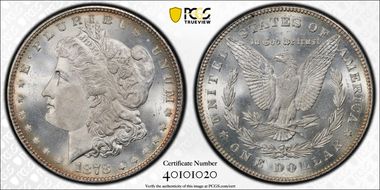 1878 7TF $1 Reverse of 1878 MS66