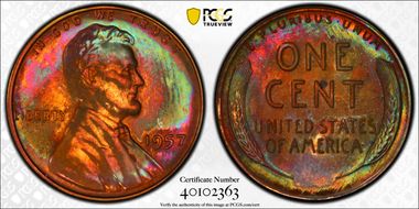 1957 1C PR65RB