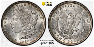 1883-O $1 MS63
