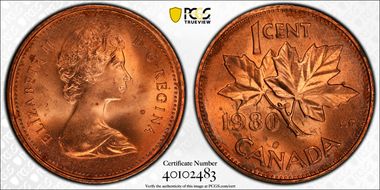 1980 1C MS63RD
