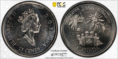 2000 25C Celebration MS63