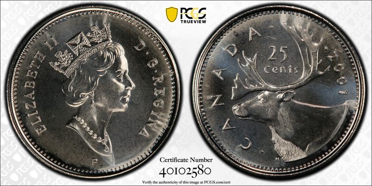 PCGS Certificate Verification Coin Details for Cert #40102580