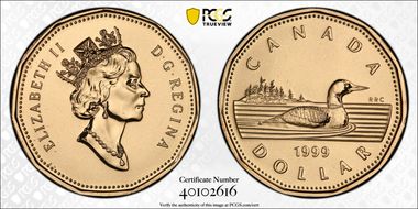 1999 $1 Loon PL66