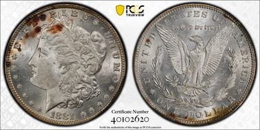 1881-O $1 MS62