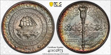 1936 50C Norfolk MS68