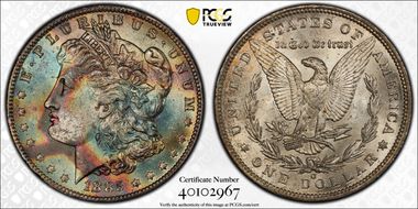 1885-O $1 MS62