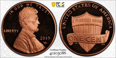 2019-W 1C Shield PR68DCAM