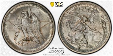 1935 50C Texas MS66