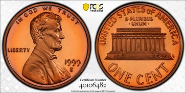 1999-S 1C Close AM FS-901 PR69DCAM