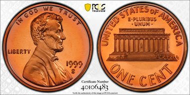 1999-S 1C Close AM FS-901 PR69DCAM