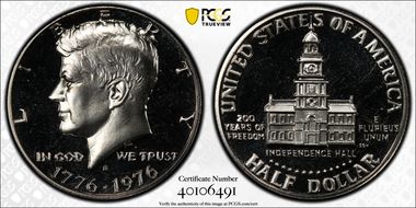 1976-S 50C Clad DDR FS-801 PR67CAM