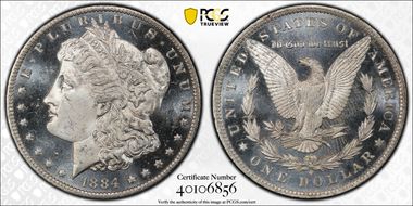 1884-O $1 MS65DMPL