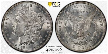 1880-O $1 MS62