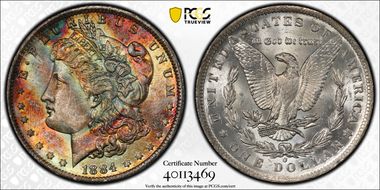 1884-O $1 MS64
