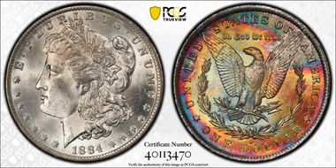 1884-O $1 MS64