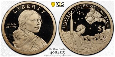 2019-S $1 Native American PR70DCAM