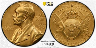1971 Medal Alfred Nobel Science Matte Au Nominating Committee SP63
