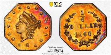 1860 G25C BG-731 MS62