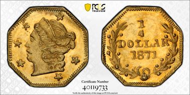 1871 25C BG-718A MS66