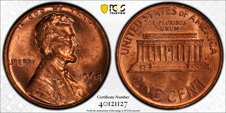 Cert 40121127 - Coin Image