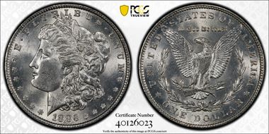 1886 $1 MS63