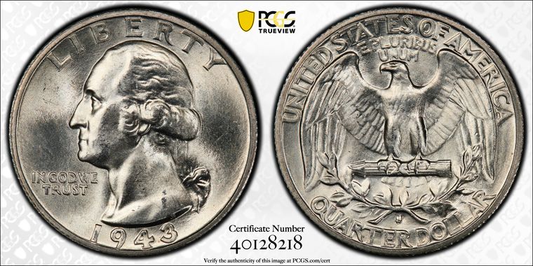 Cert 40128218 - Coin Image