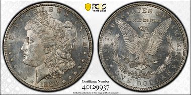 1886 $1 MS62