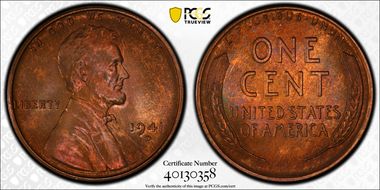 1941-D 1C MS66RB