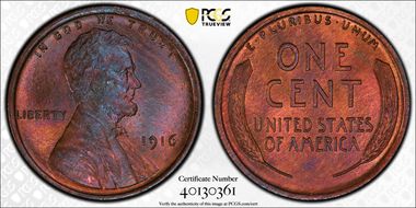 1916 1C MS66BN
