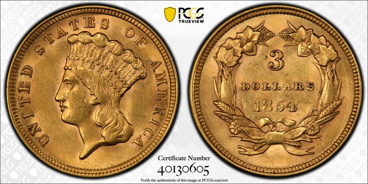 Cert 40130605 - Coin Image