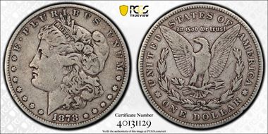 1878 7TF $1 VAM 86 F12