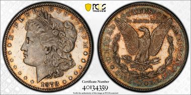 1878-S $1 MS62