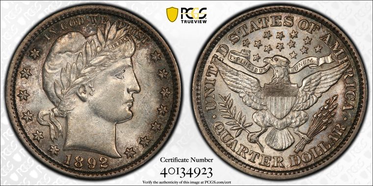 Cert 40134923 - Coin Image