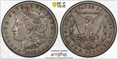 1893-CC $1 XF40