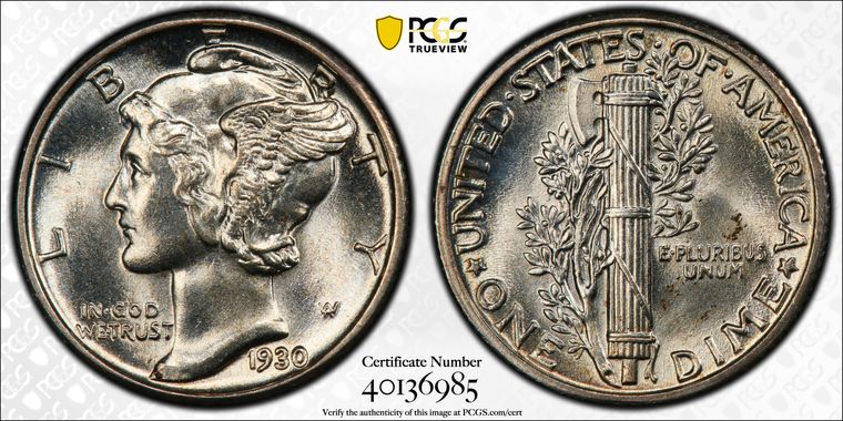 Cert 40136985 - Coin Image