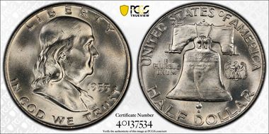 1953-D 50C MS66+ FBL