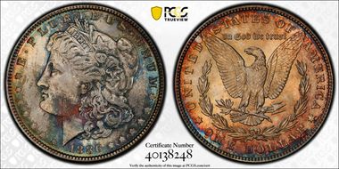 1886 $1 MS66