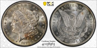 1890-CC $1 MS62