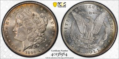 1890-CC $1 MS63