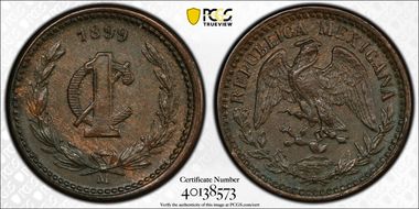 1899-M 1C AU58BN