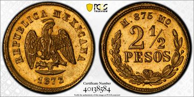 1873/2-Mo M 2-1/2 P MS63
