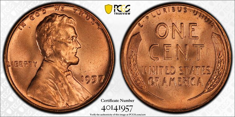 Cert 40141957 - Coin Image